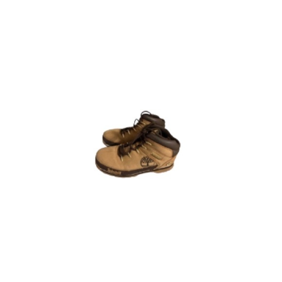 Timberland Tan Leather Boots - Boy’s Size 4 - Picture 1 of 5